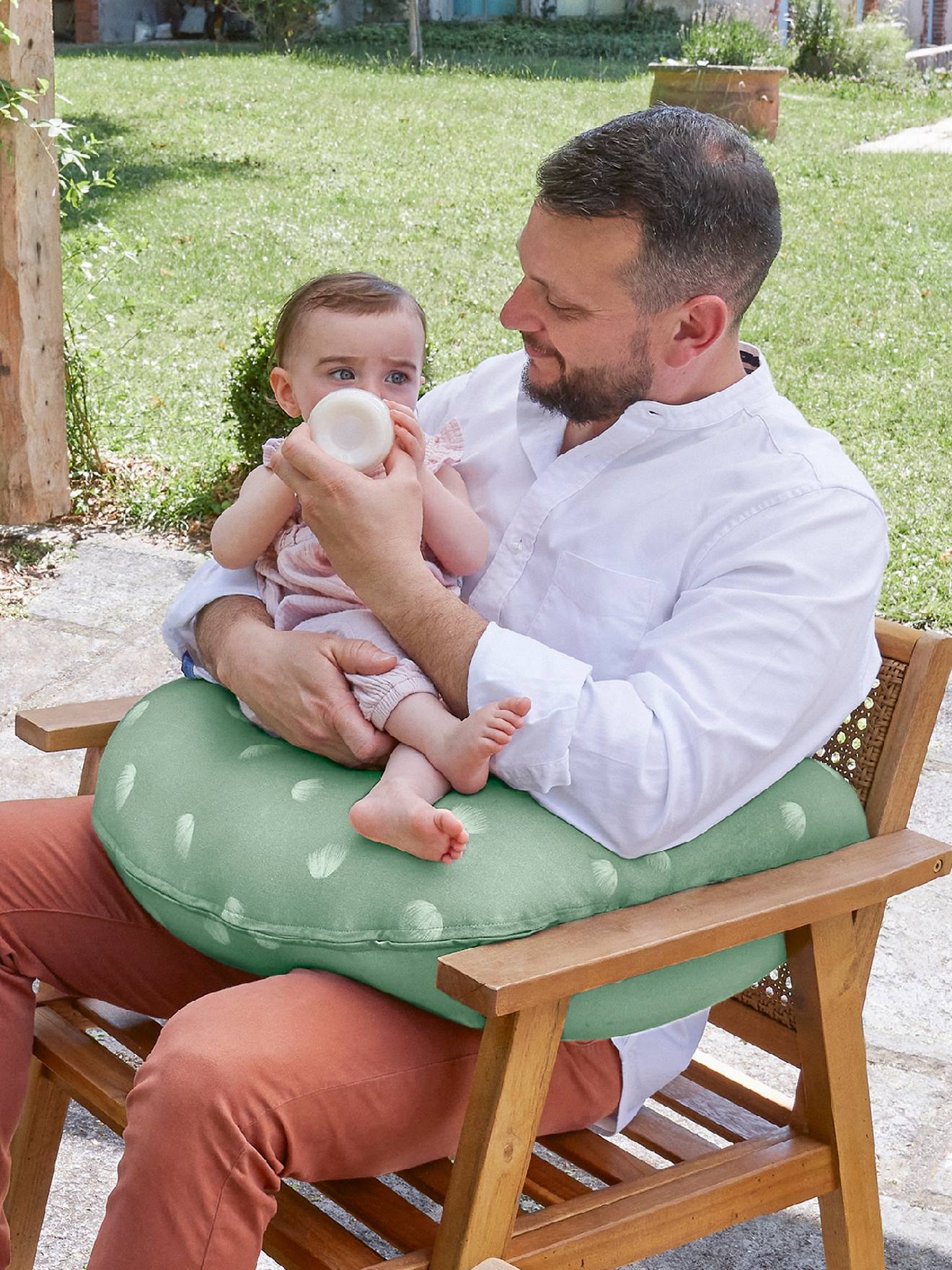 Coussin 2 en 1 B.LOVE BABYMOOV vert