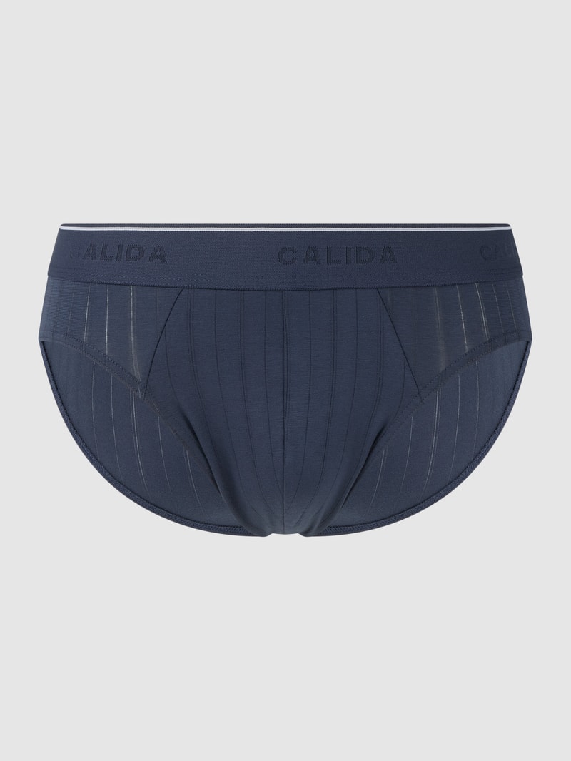 Slip mit Stretch-Anteil in marineblau