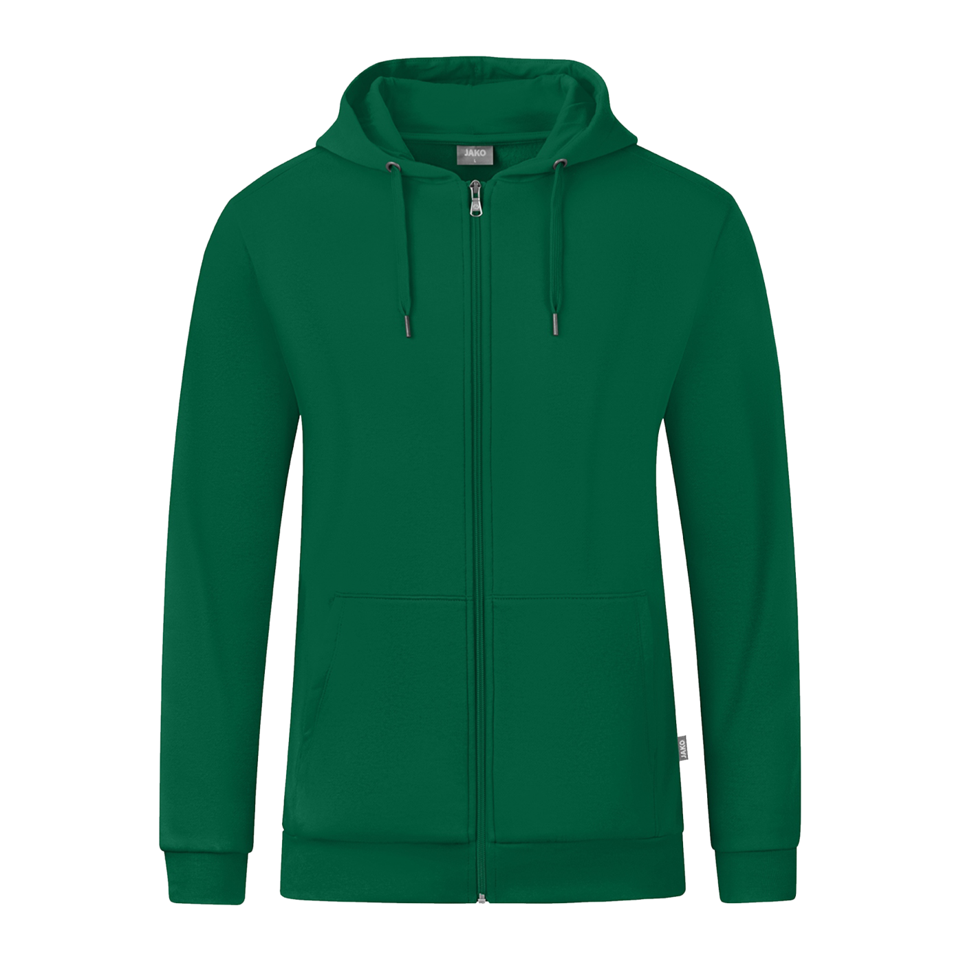 JAKO Organic Kapuzenjacke Grün F260