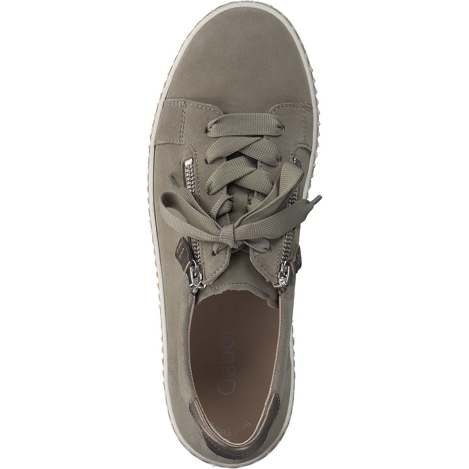 Gabor 63.334, Sneakers Low, Damen, Beige