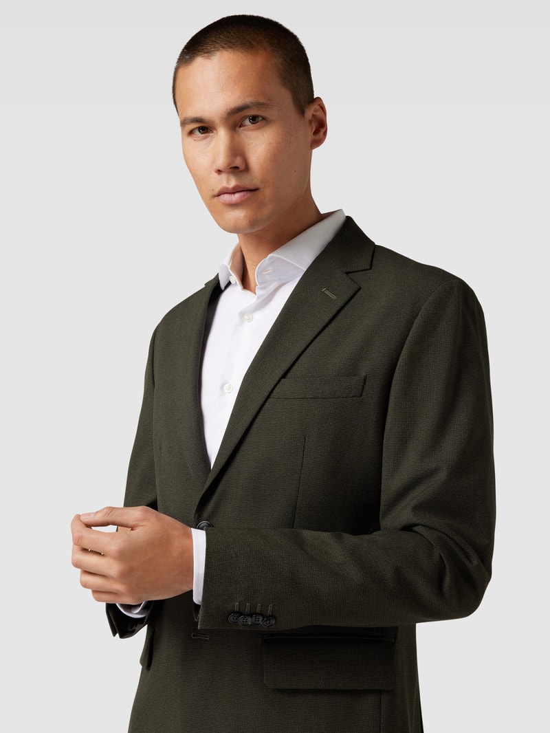 Sakko mit Allover-Muster Modell 'brasilia' in khaki