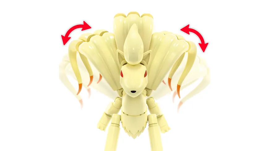 MEGA Pokémon Vulpix Evolutionsset (145 Teile) mit 2 beweglichen Actionfiguren für Kinder