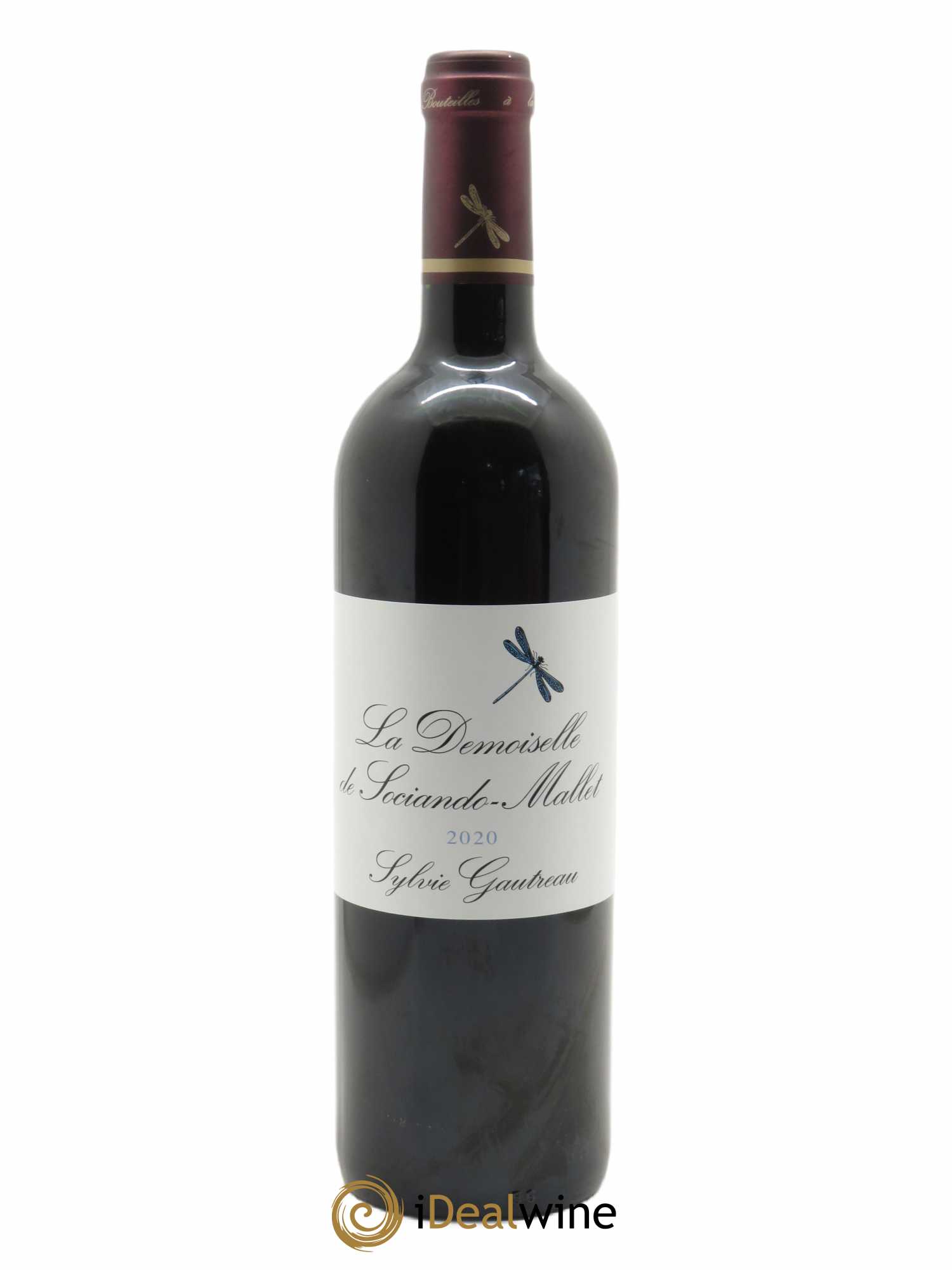 Demoiselle de Sociando Mallet Second Vin  2020 - Lot de 1 Bouteille