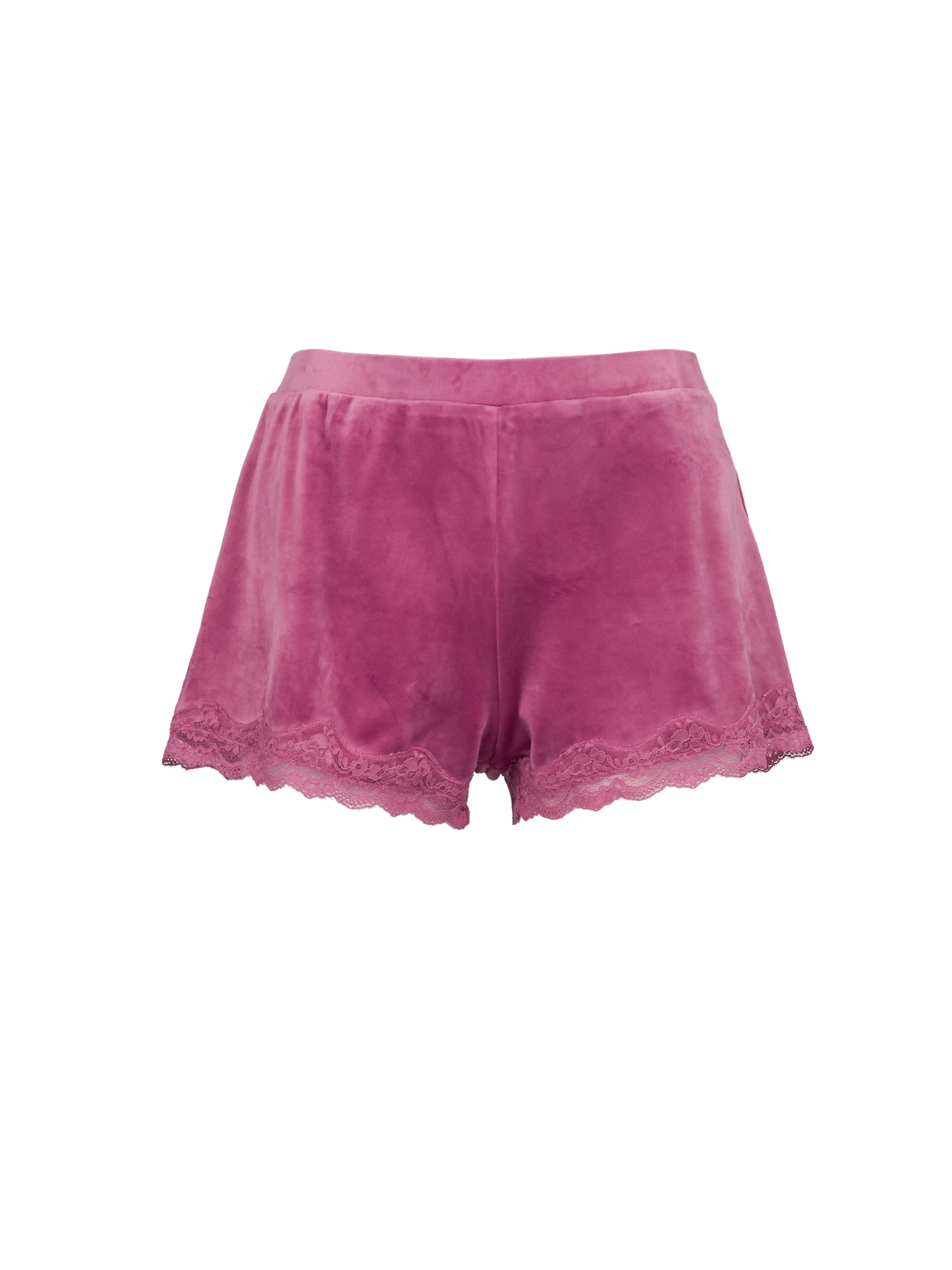 Khakifarbene Damen-Pyjamashorts aus Sämischleder ORSAY