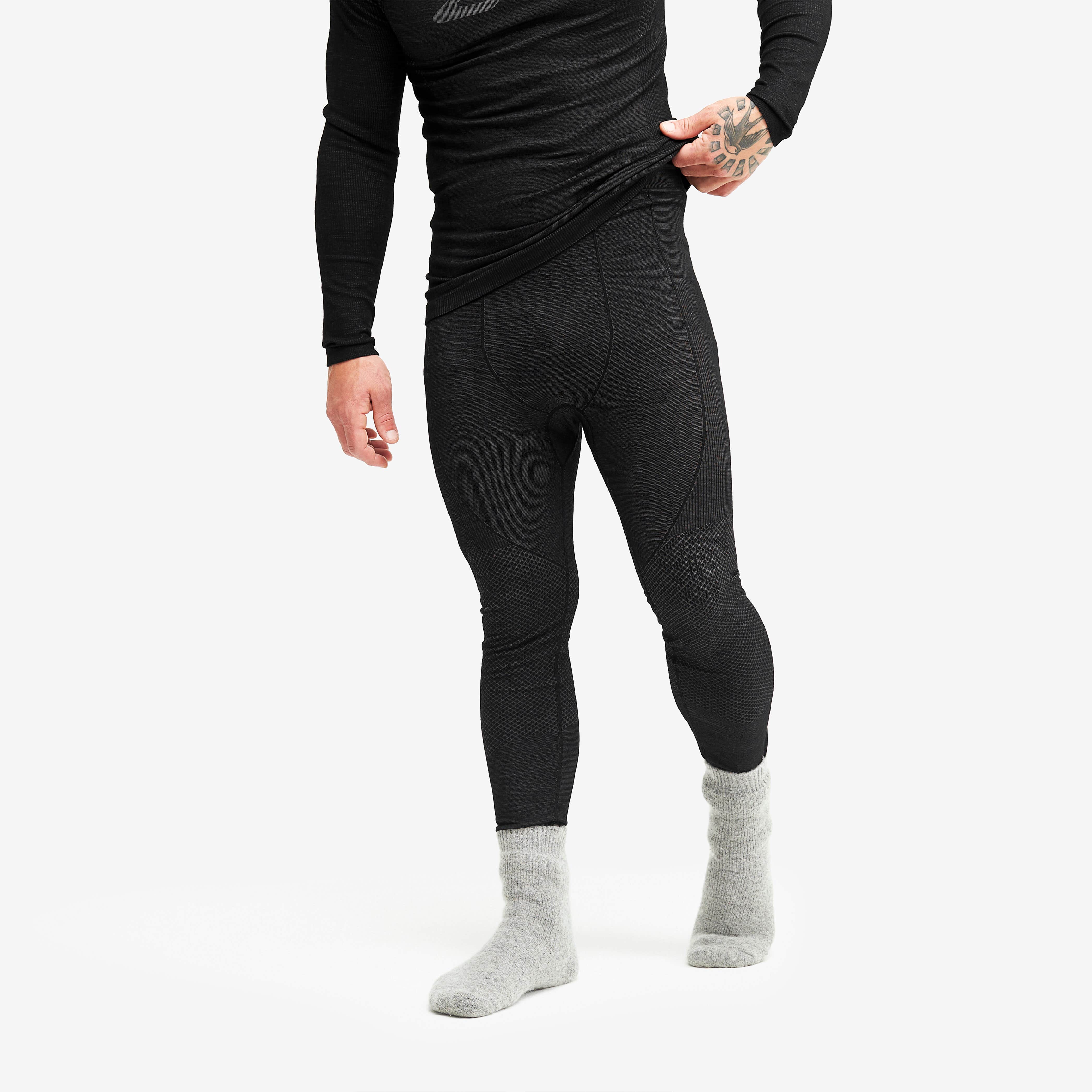 Fuse Merino Base Layer Set Homme Anthracite
