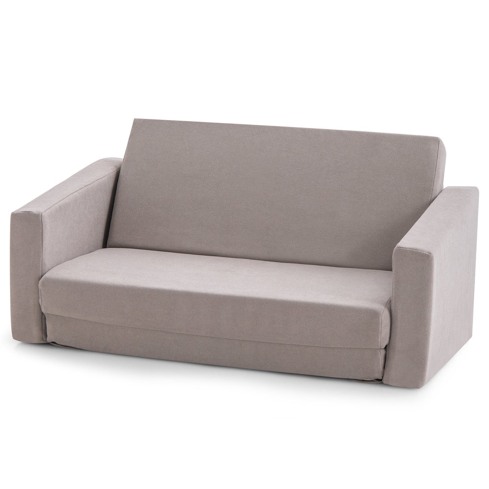 COSTWAY Kindersofa 2 in 1 Schlafsofa, 77 x 43 x 40 cm