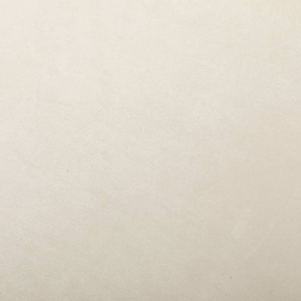 möbelando Schaukelstuhl Aletshausen (B/H/T: 60x84x74 cm), aus Samt in Cremeweiß
