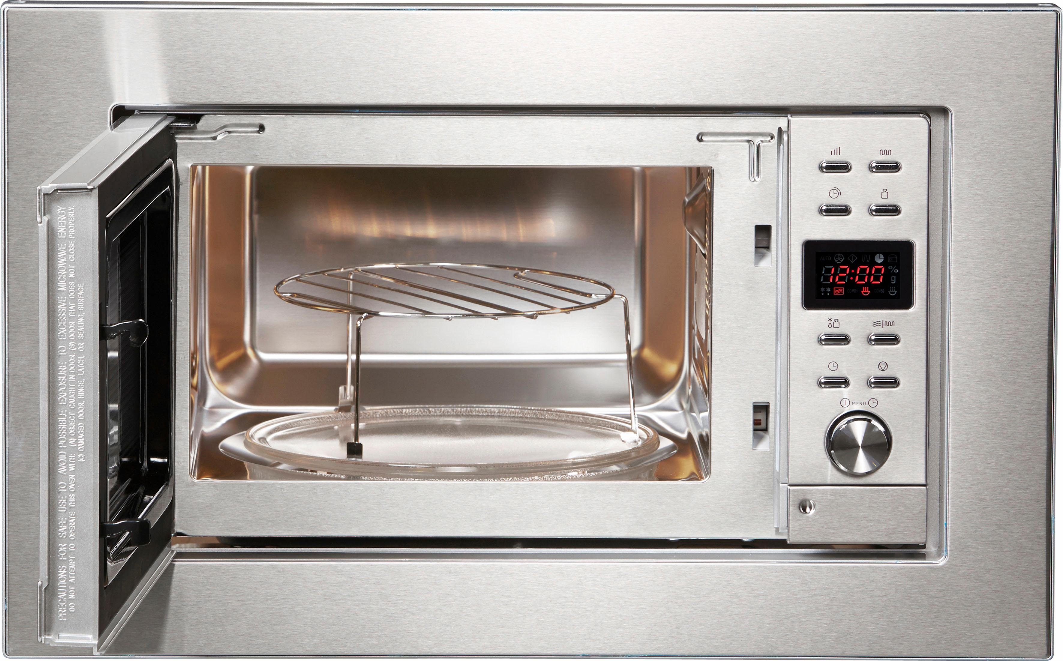 Amica Einbau-Mikrowelle EMW 13185 E, Grill, Mikrowelle, 20 l, digitaler Timer