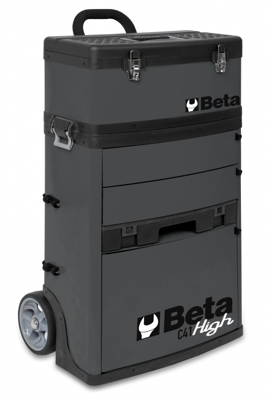 Beta 041000010 C41H įrankių vežimėlis, 2 dalių, pilkas
