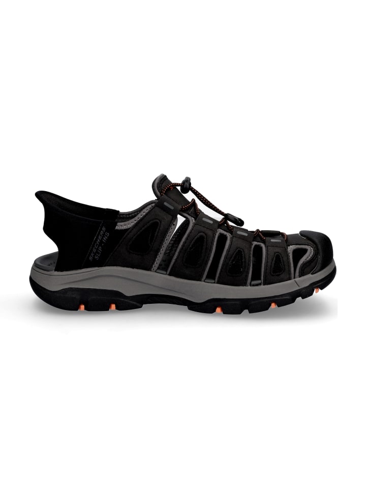 Skechers Slip-in Sandale Tresmen Norvick in Schwarz günstig kaufen