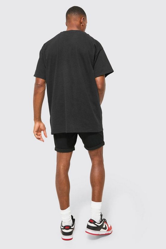 Oversize T-Shirt mit lizenziertem Blur Print