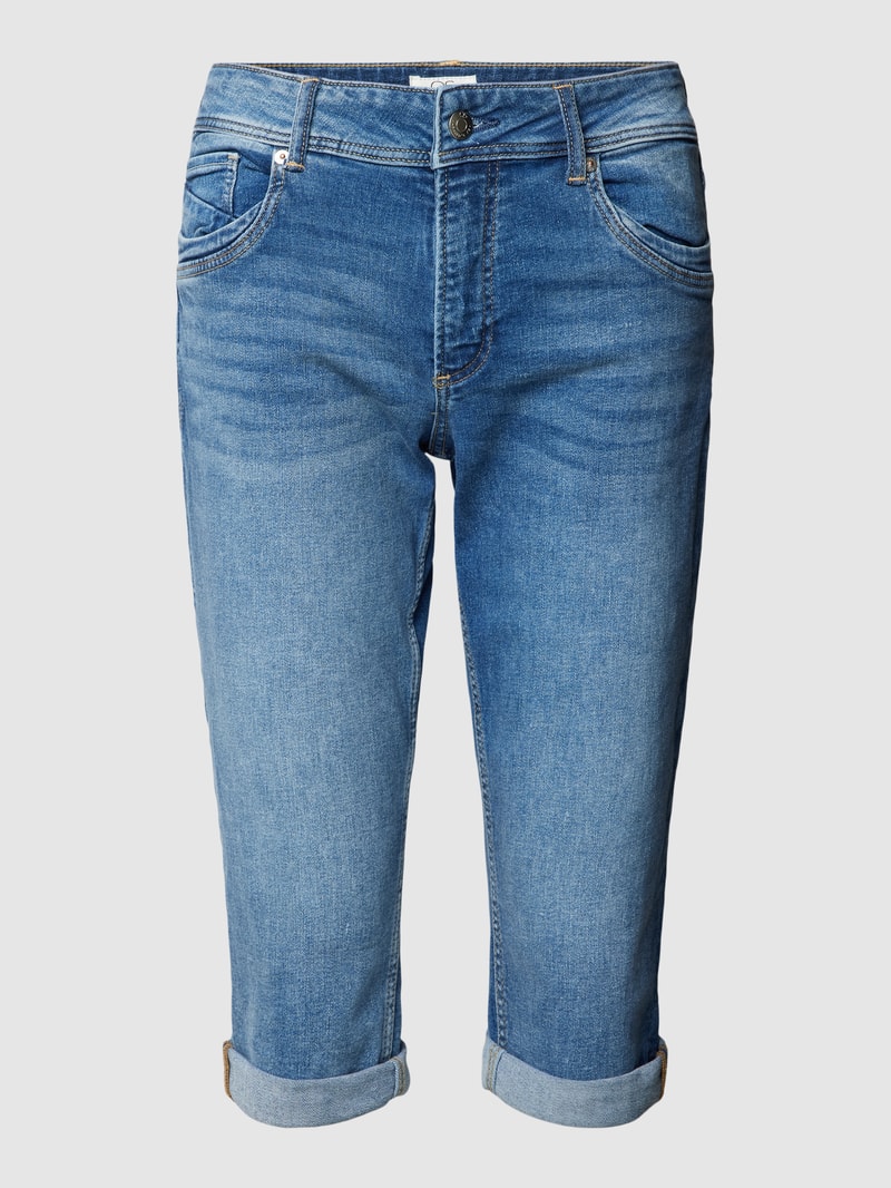 Hose mit Label-Detail in hellblau