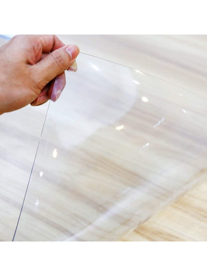 COFI 1453 Tischfolie 1,7mm Tischdecke Tischschutz PVC klar abwaschbar in Transparent günstig kaufen