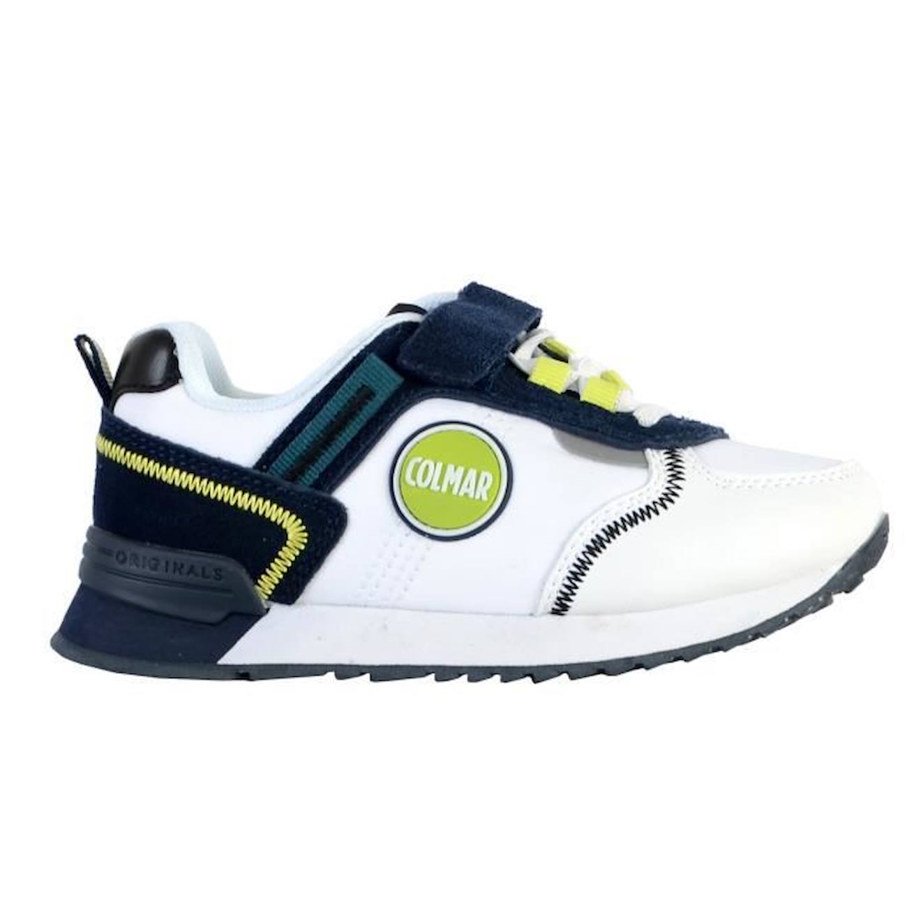 Basket Cuir Enfant Colmar Travis Sport Bold Y0 blanc