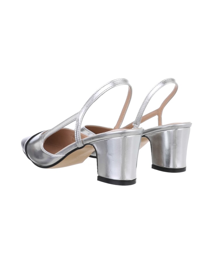 Ital-Design Pump in Silber und Schwarz günstig kaufen