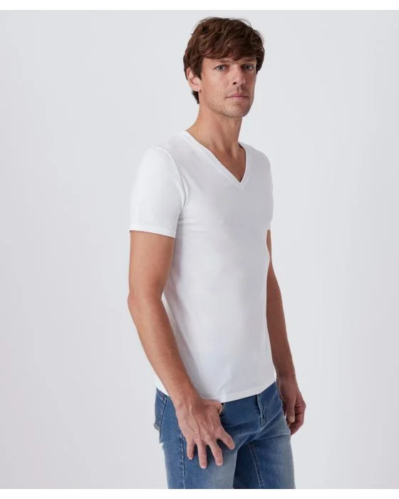 T-shirt col V, maille jersey Climatyl