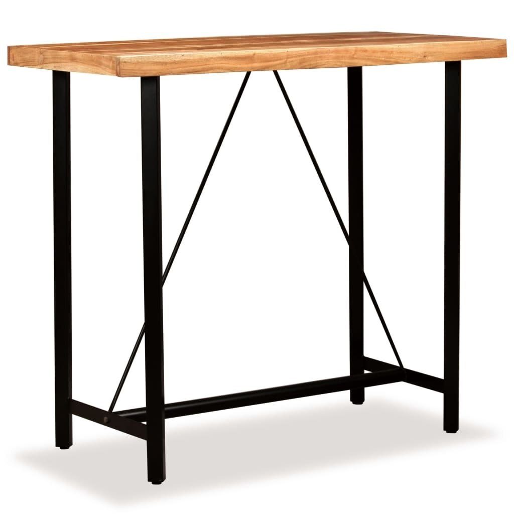 möbelando Stehtisch 295445 (LxBxH: 120x60x107 cm), aus Massivholz in Akazie