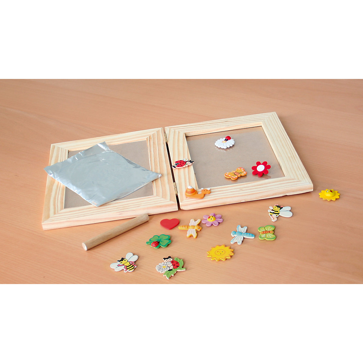3D Erinnerungen - Gipsabdruck-Set Bilderrahmen, 2-tlg.