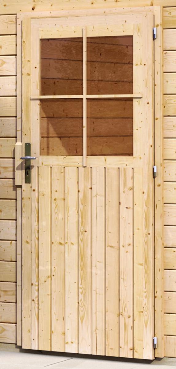 Woodfeeling Blockhausgarage 40 mm ohne Schindeln