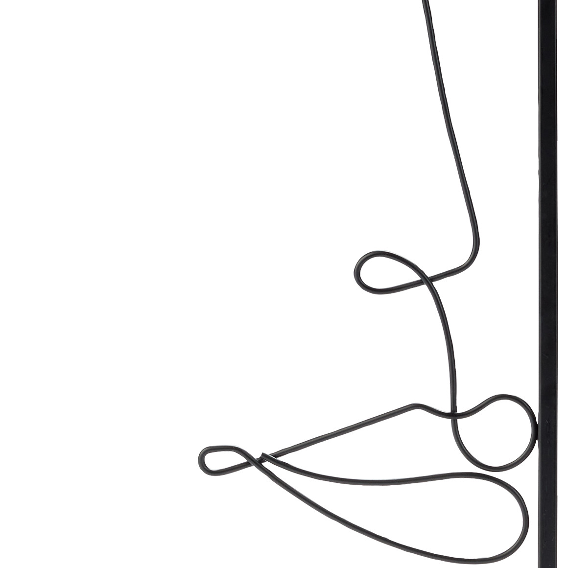 Metall-Wandbild mit Gesicht
