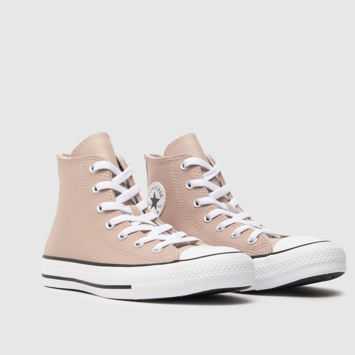 Converse ljusrosa All Star Hi Counter Climate flickor ungdomsskor