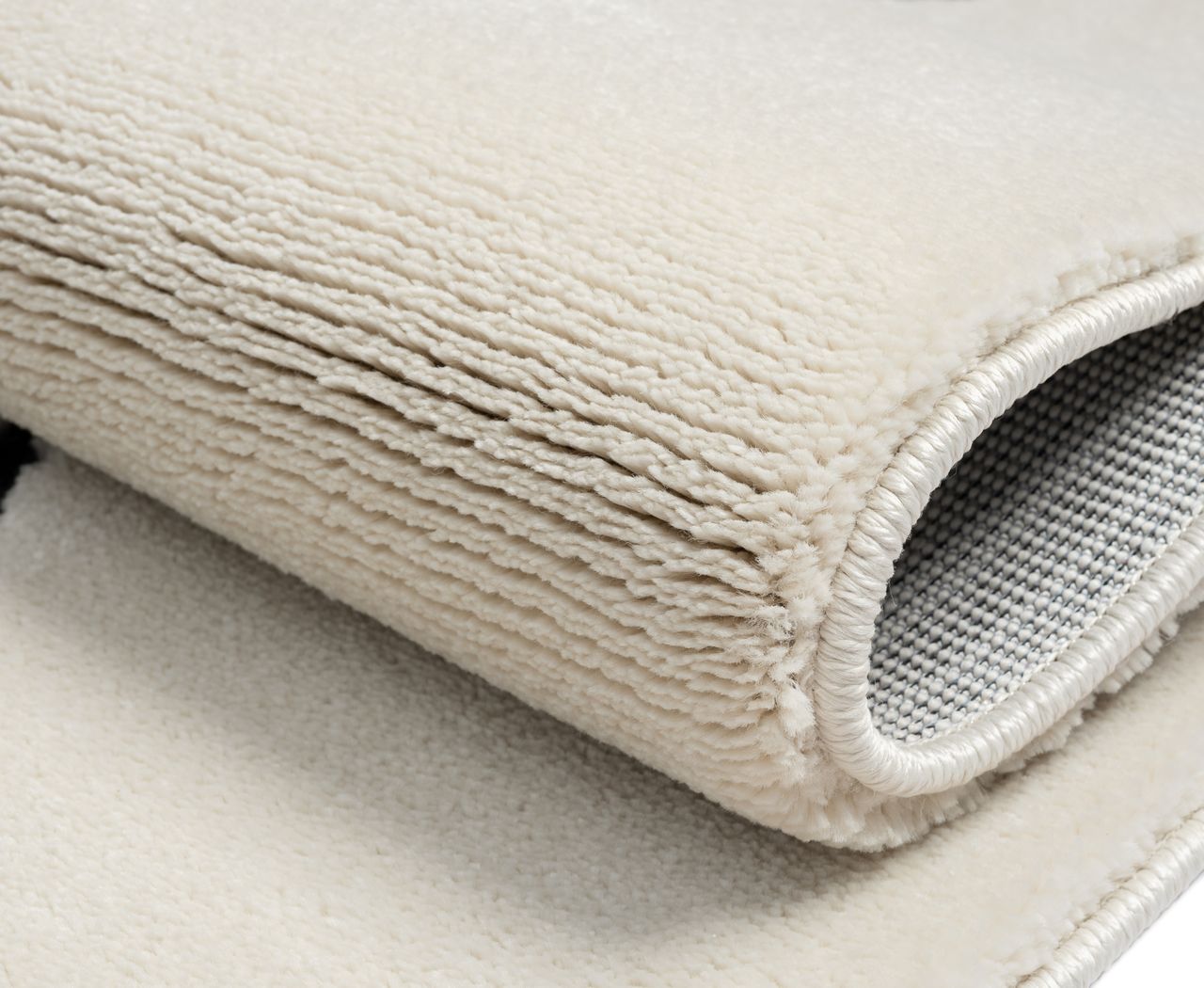 MyFlair Teppich Moroccan Calm, 140 cm x 200 cm, Farbe weiß, rechteckig, Florhöhe 19mm