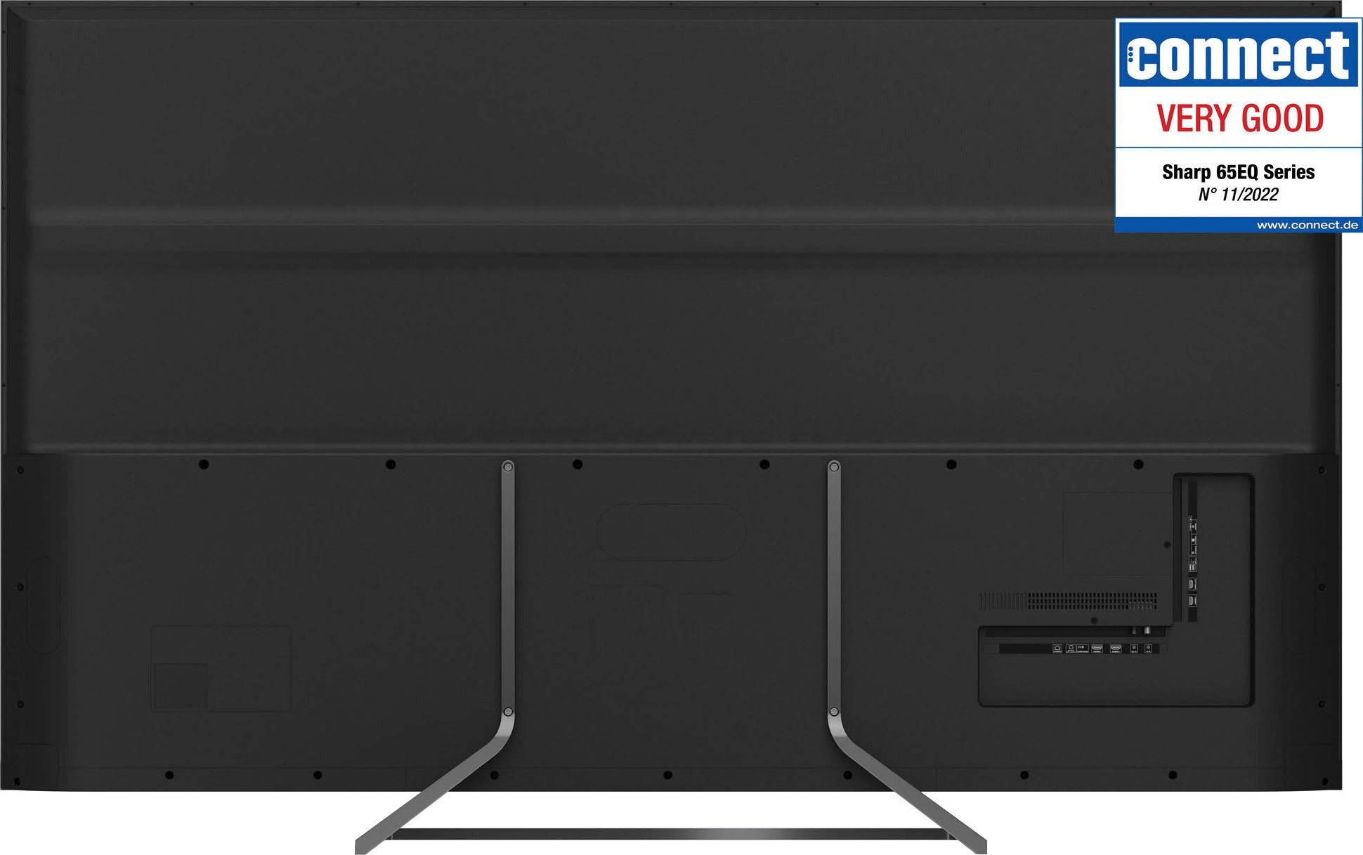 Sharp 4T-C65EQx LED-Fernseher (164 cm/65 Zoll, 4K Ultra HD, Android TV, Smart-TV)