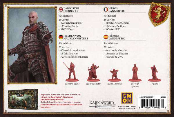 A Song of Ice & Fire - Lannister Heroes 1 (Helden von Haus Lennister 1) (Erw.)