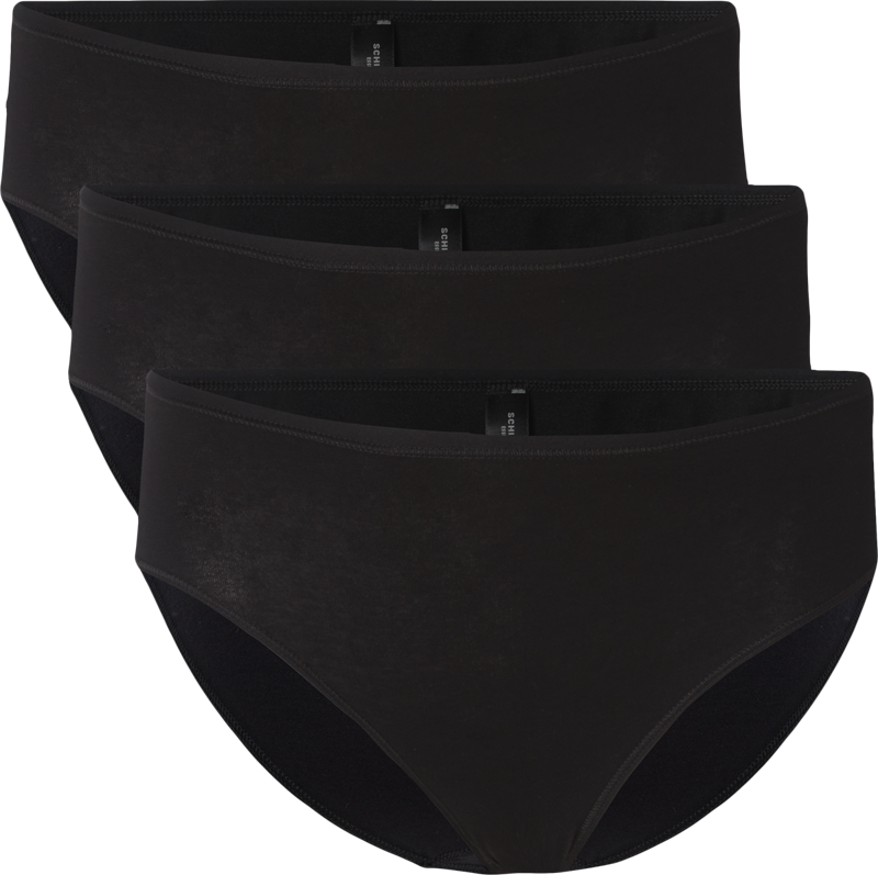 Panties im 3er-Pack in schwarz