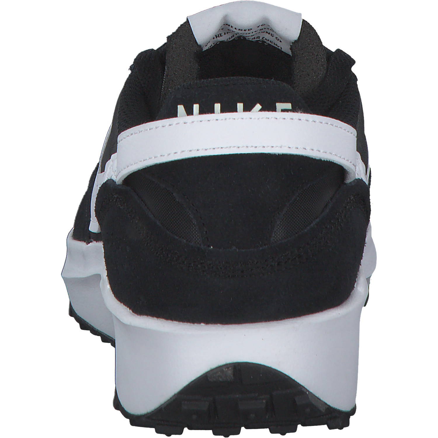 Nike Waffle Debut DH9523, Sneakers Low, Damen, BLACK/WHITE-ORANGE-CLEAR
