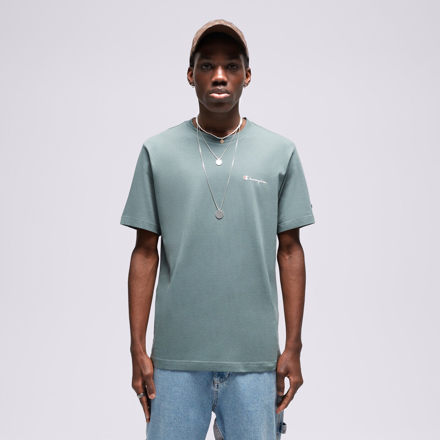 CHAMPION T-SHIRT CREWNECK Grün