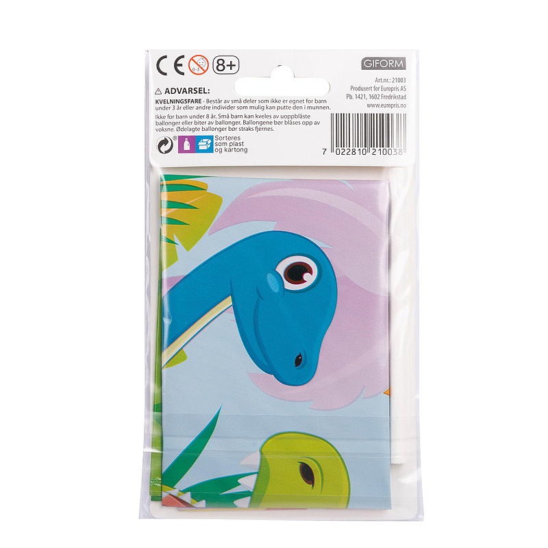 Giform Folieballong 45 cm Dinosaur