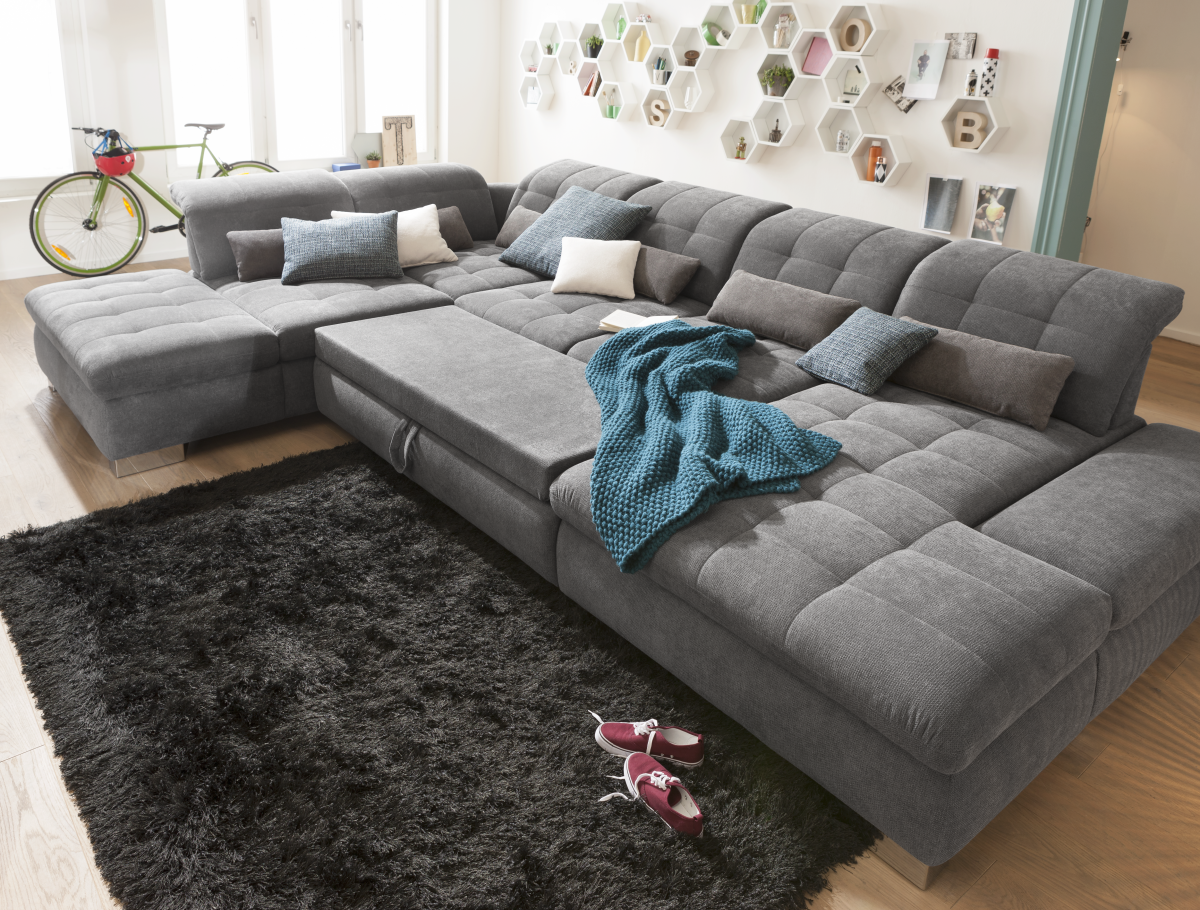 Wohnlandschaft Santa Lucia mit Bettkasten