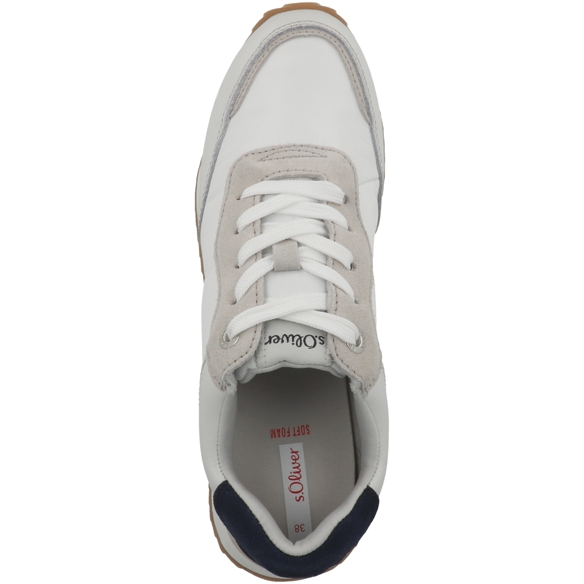 s.Oliver 5-23634-38 Sneaker Low weiss