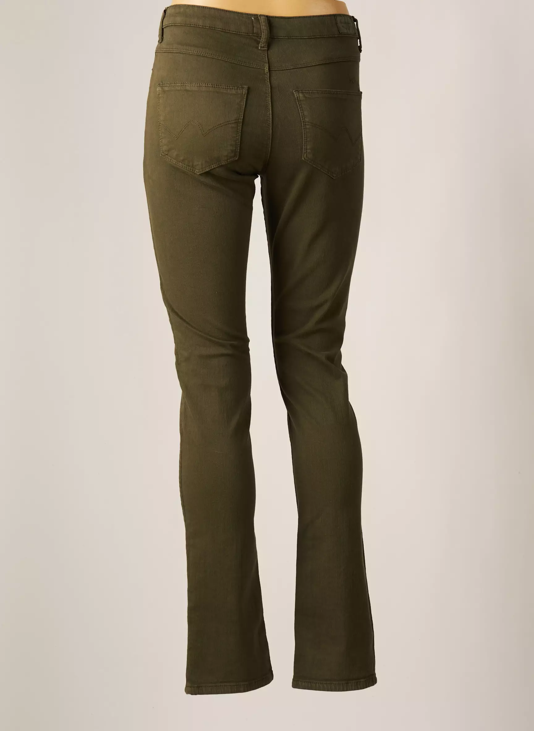 Kanope Pantalons Slim Femme couleur vert