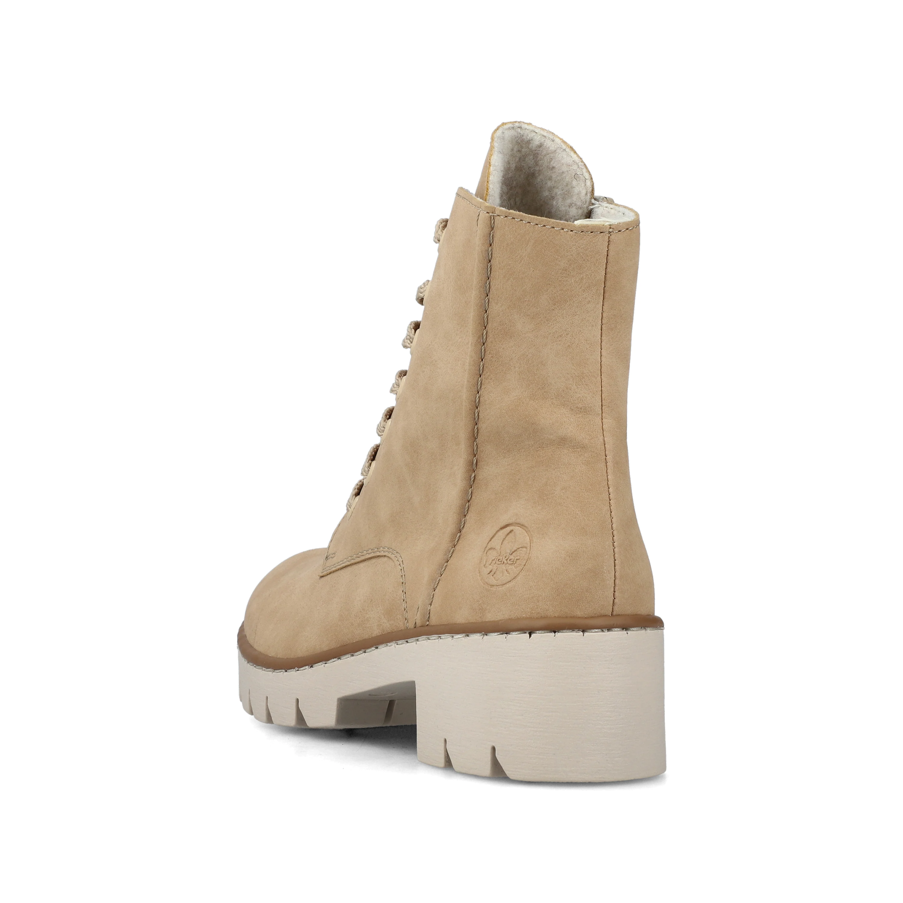 Rieker Damen Schnürstiefel braunbeige