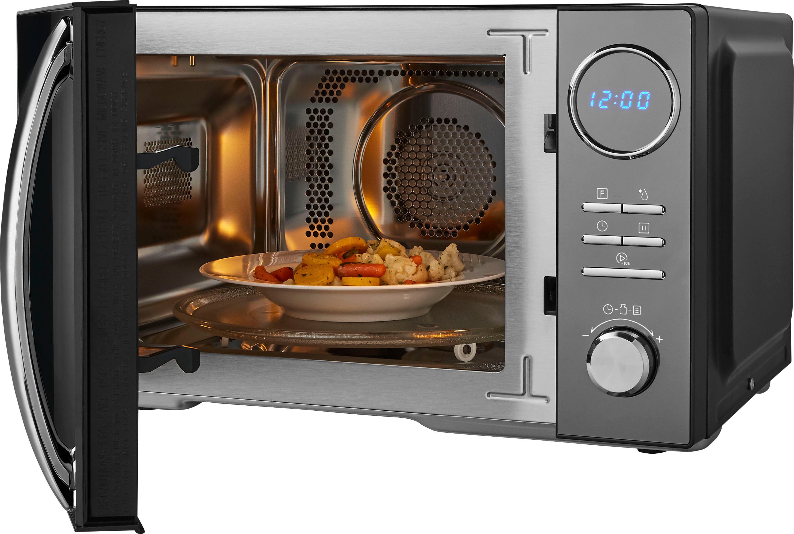 Medion® Mikrowelle MD 11493, Grill und Heißluft, Mikrowelle, 23 l