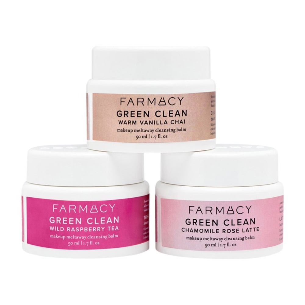 Farmacy Beauty Tea Harvest Green Clean Trio Soin visage