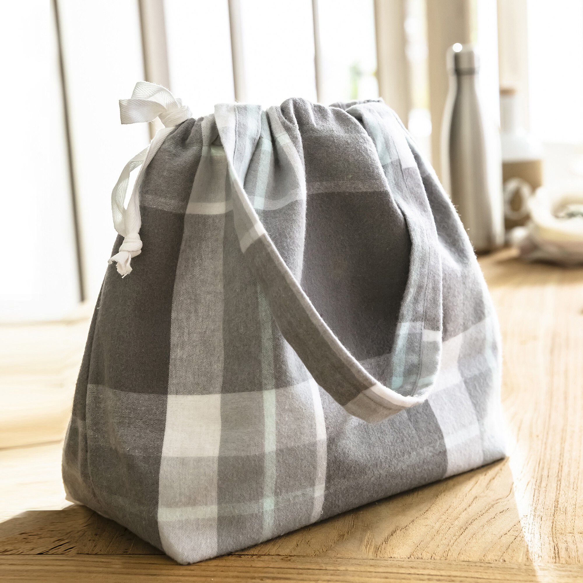 Sac à pain en tissu flanelle