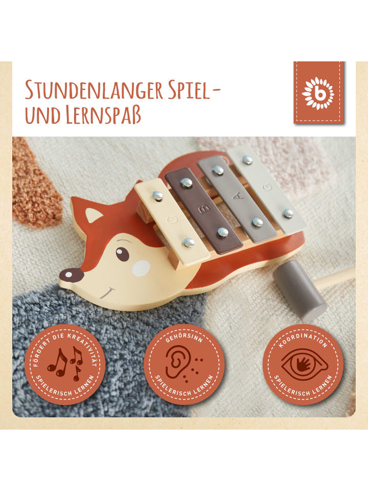 Bieco Spielwaren Xylophon Fuchs - ab 12 Monate in Braun günstig kaufen onesize
