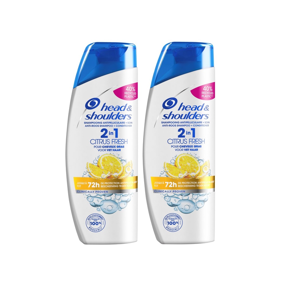 head & shoulders Head & Shoulders Citrus Fresh Shampoing2en1, 2x270ml Shampoing