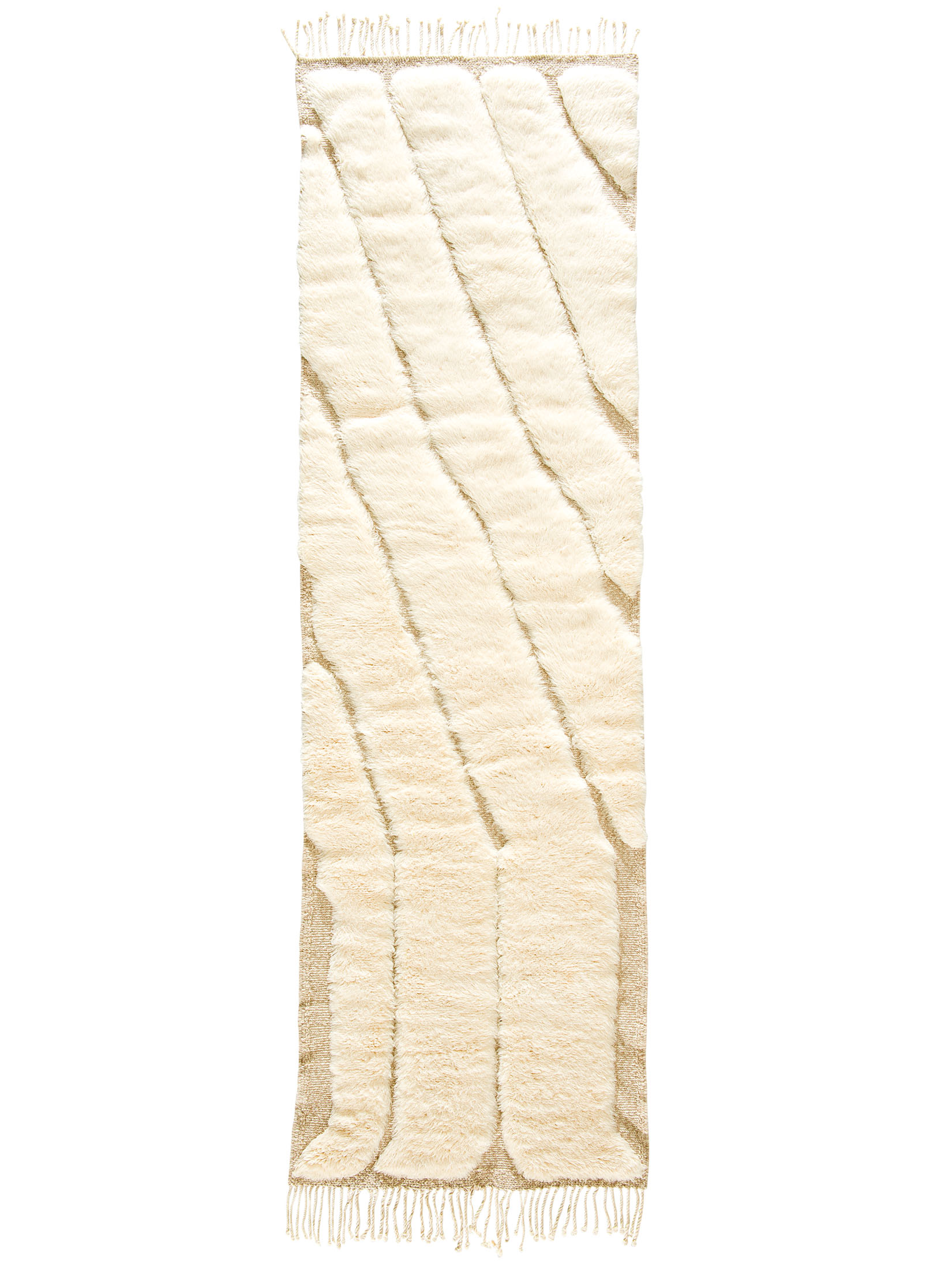 Beni Ourain ca. 91 x 311 cm, Unikat / Einzelstück
