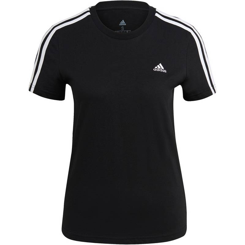 adidas LOUNGEWEAR Essentials 3-Streifen T-Shirt Damen