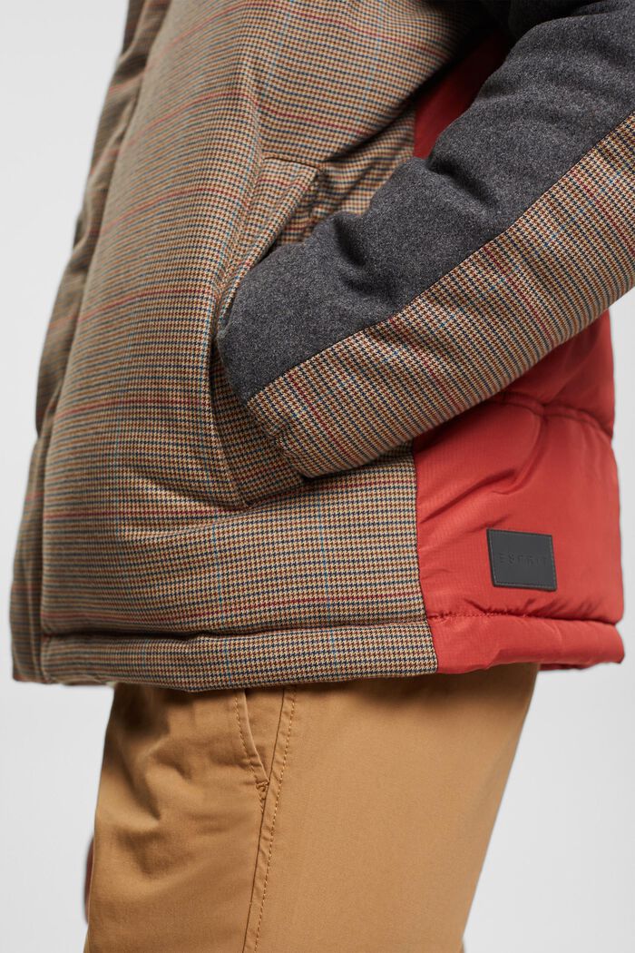 Jacke aus Materialmix