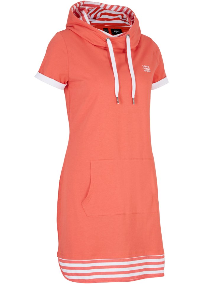 Baumwoll-Shirtkleid, kurzarm