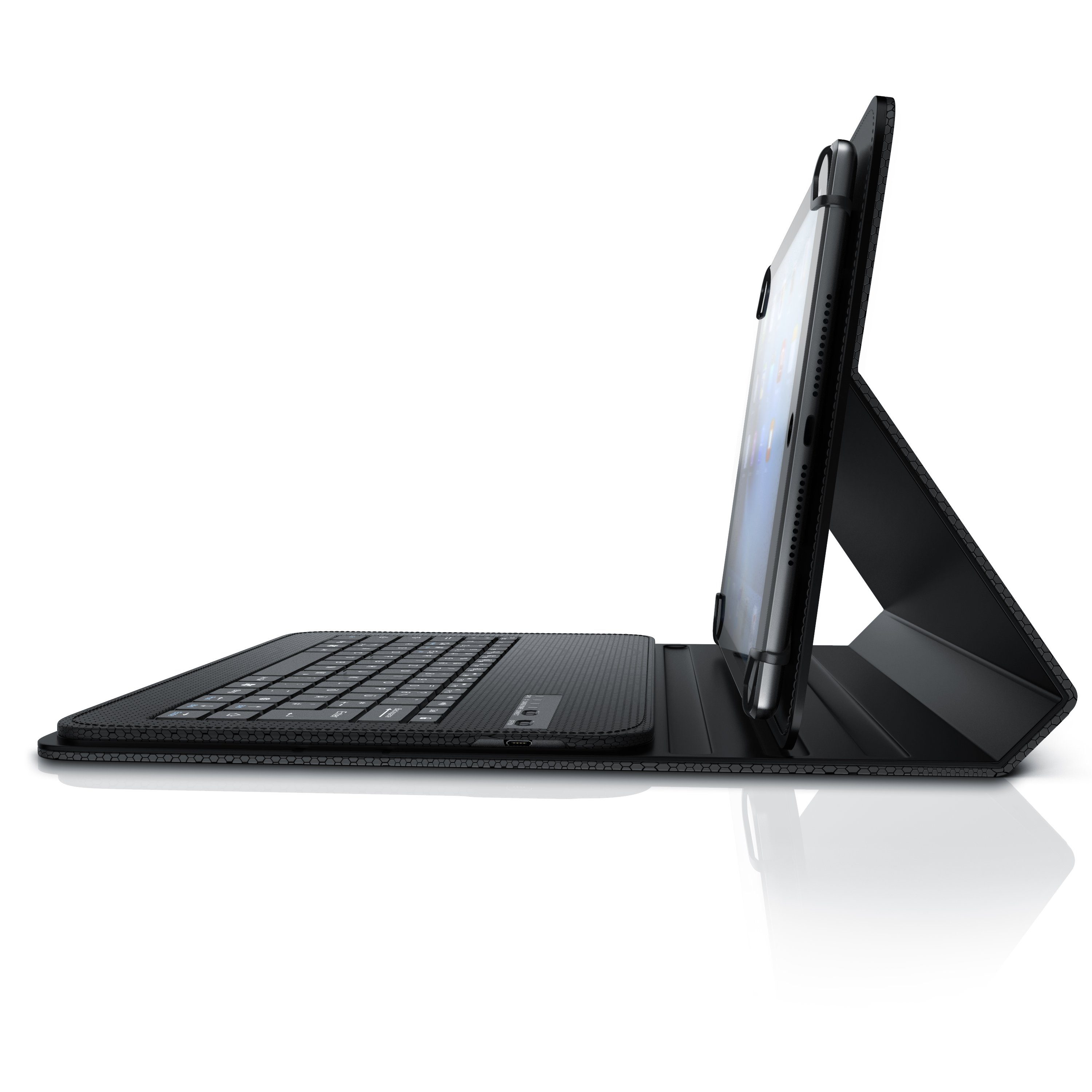 Aplic Tablet-Tastatur (Bluetooth Keyboard mit Kunststoffcase Für 9-12