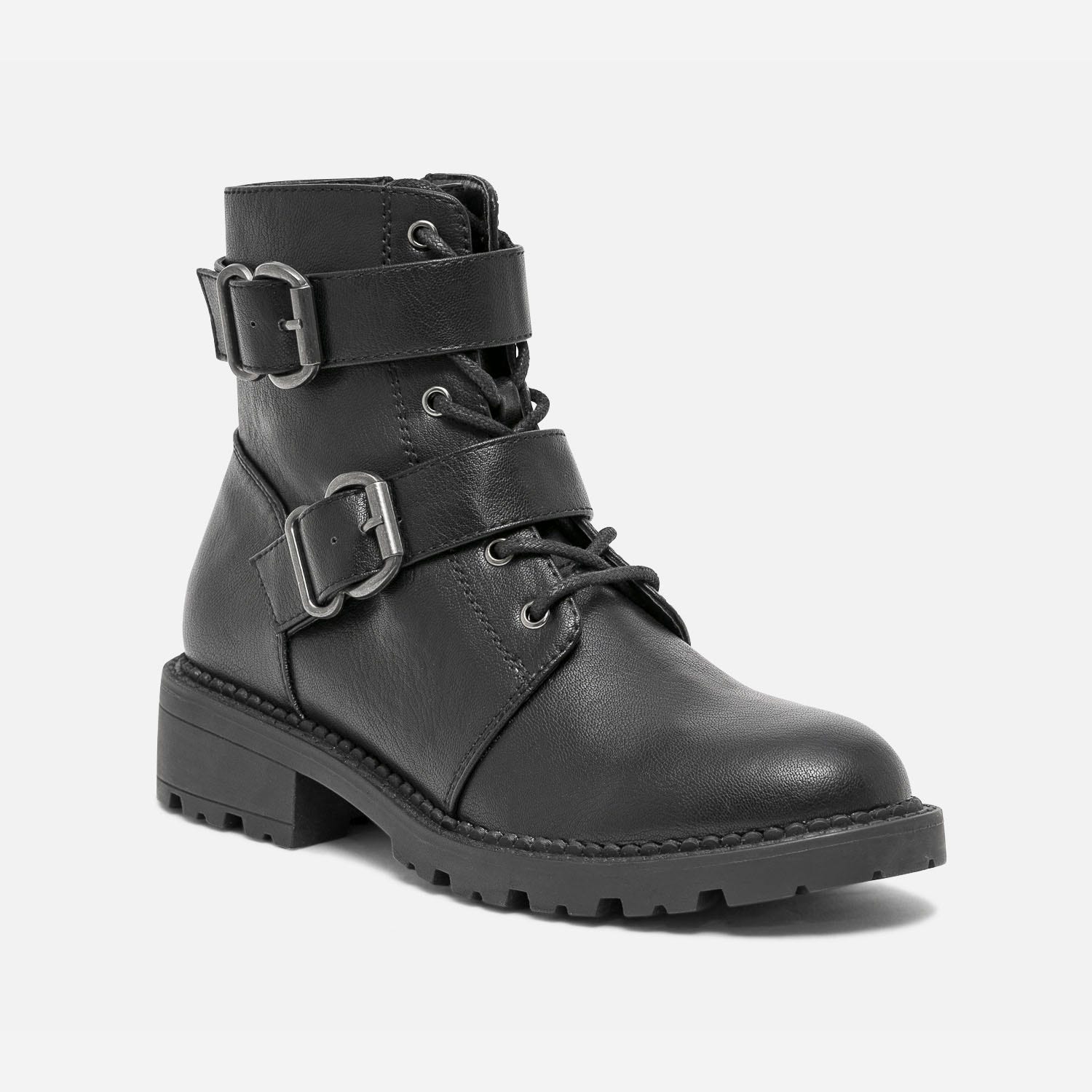 Boots à lacet TEXTO noir