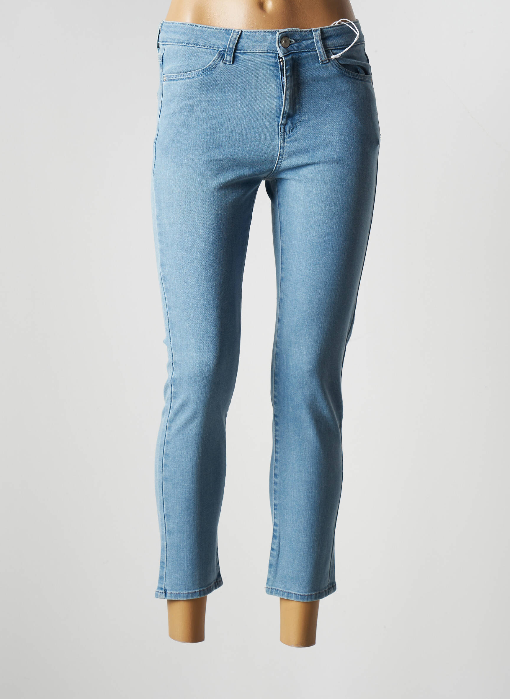 Kanope Jeans Coupe Slim Femme couleur bleu