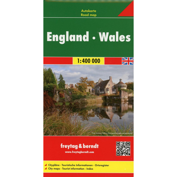 England Wales 1 : 400 000. Autokarte - Straßenkarte