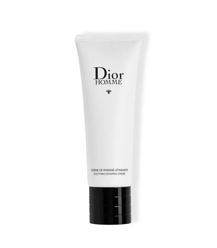 DIOR HOMME Crème de Rasage Apaisante - Crème de rasage infusée d'extrait de coton